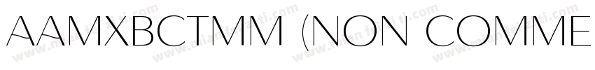 AaMXBCTMM (Non Commercial Use)Aa 蜜字体转换